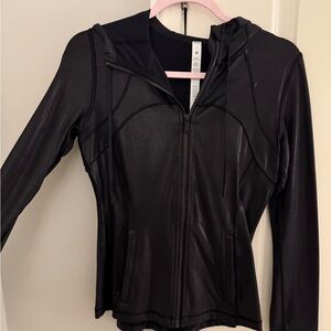 lululemon athletica Black Leather Jacket